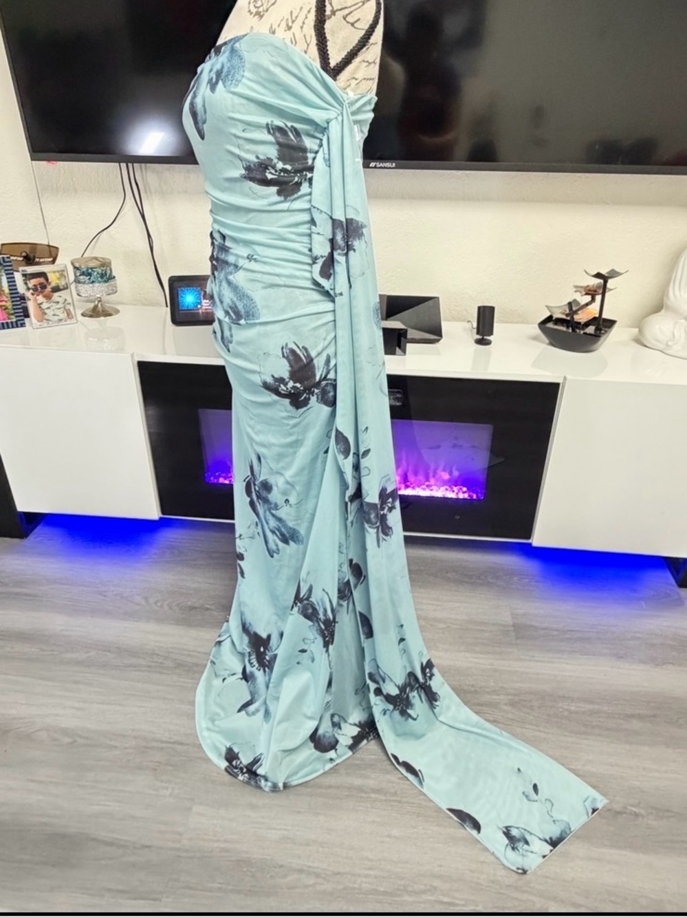 β¨ Peppermayo Floral Mesh Maxi Dress - Size S / US 4 (Like New) β¨ - Picture 7 of 16
